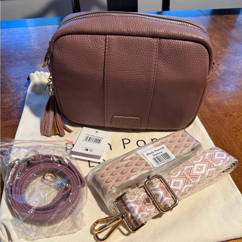 Pom Pom London City Bag Wood Rose